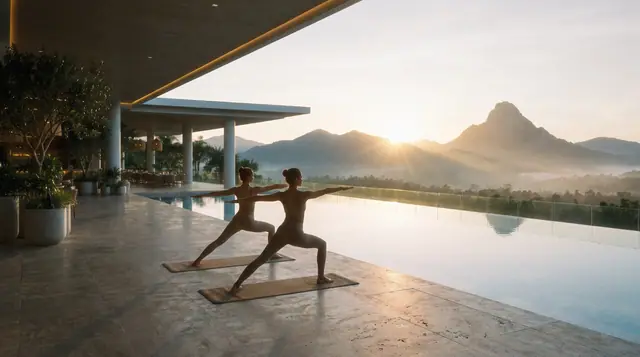 Sunrise Yoga on the Rooftop