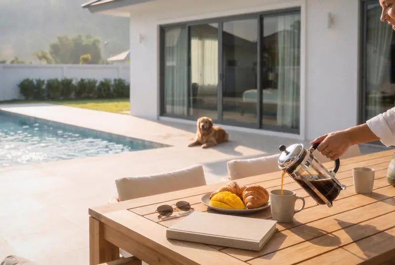 Breakfast on the terrace