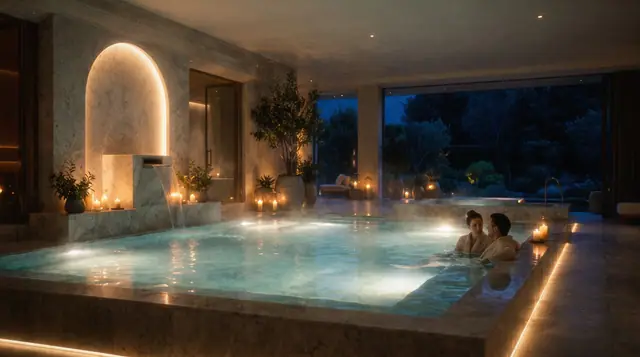 The Onsen at Night