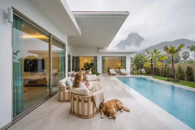 Rain on the Terrace