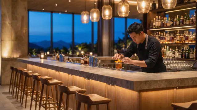 At the Sierra Bar