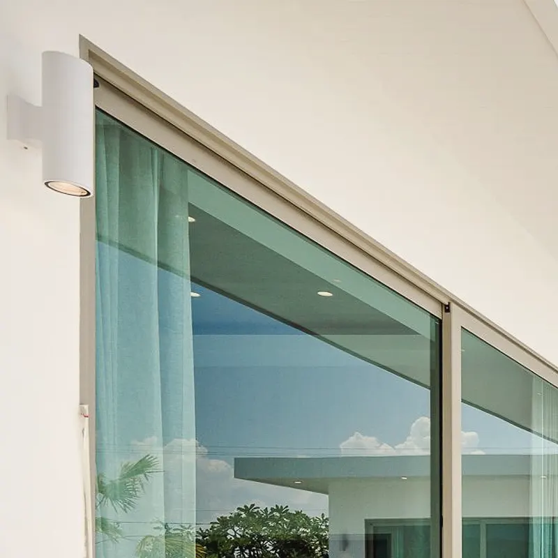 Floor-to-ceiling sliding glass