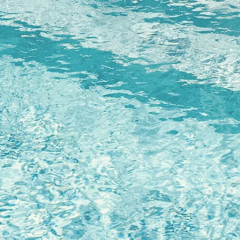 The water of a villa pool