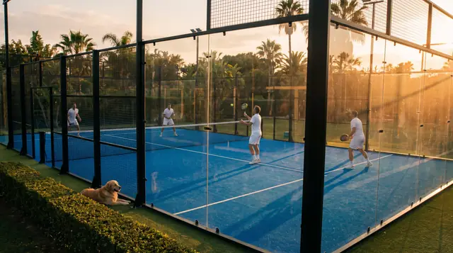 Padel at Golden Hour